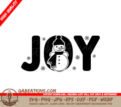 Snowman Joy Christmas Doormat SVG SVG