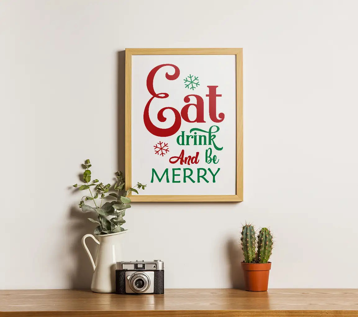 Christmas Eat Drink Be Merry SVG SVG