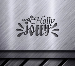 Holly Jolly Christmas SVG Design SVG