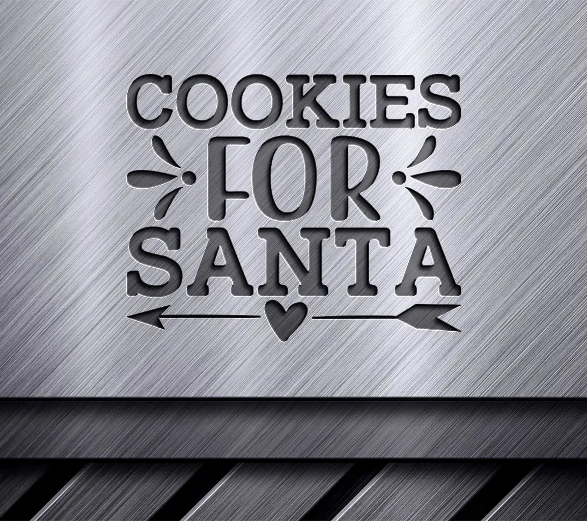 Cookies For Santa SVG SVG