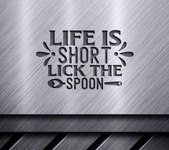 Life Is Short SVG Spoon SVG