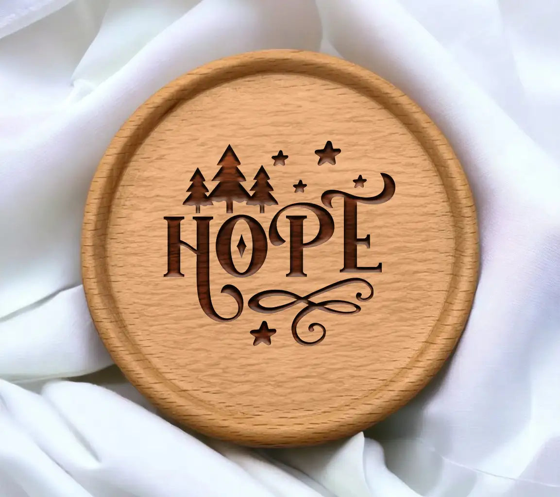 Hopeful Christmas Ornaments SVG SVG