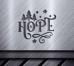 Hopeful Christmas Ornaments SVG SVG