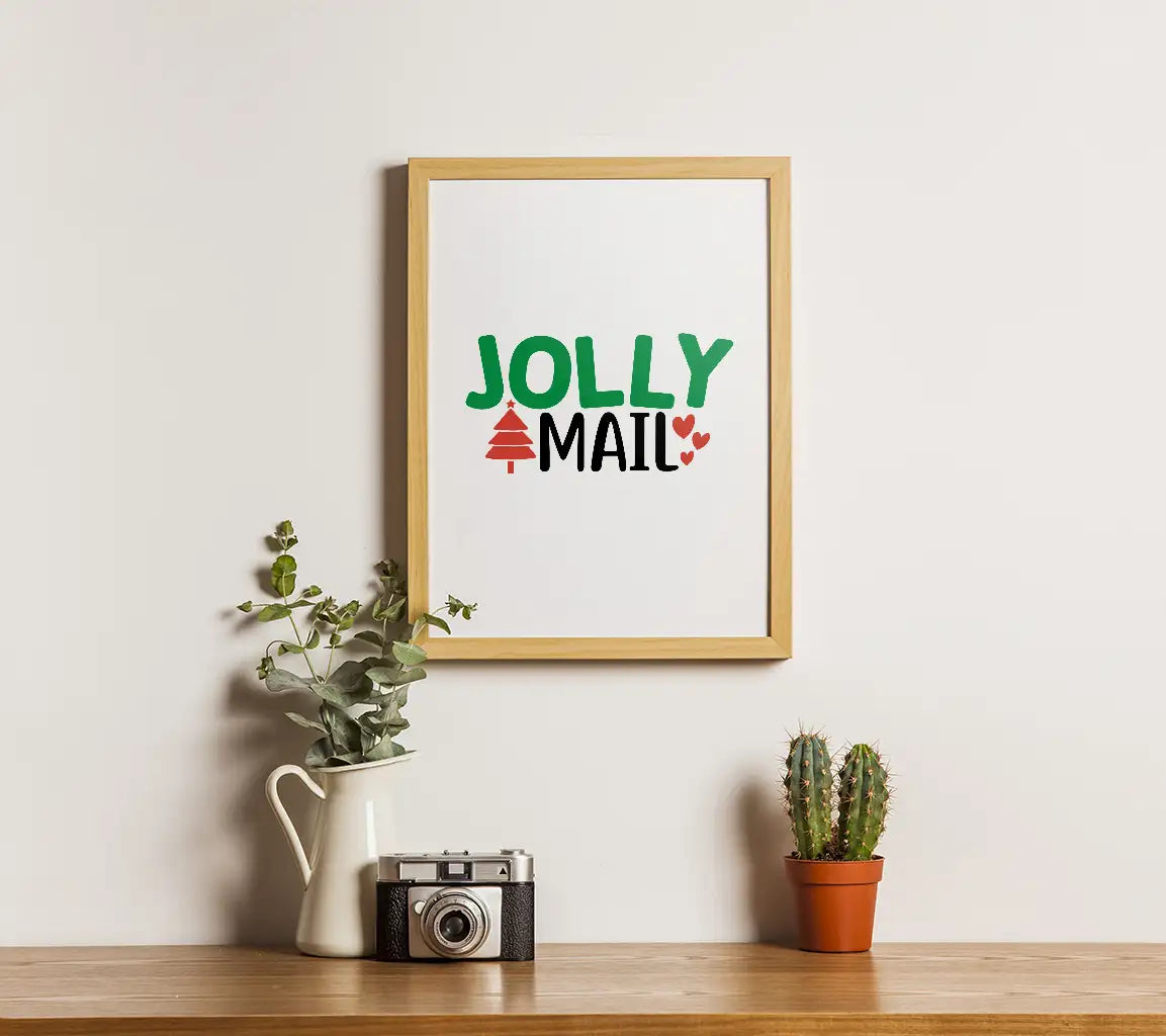 Jolly Mail Christmas Tree SVG SVG