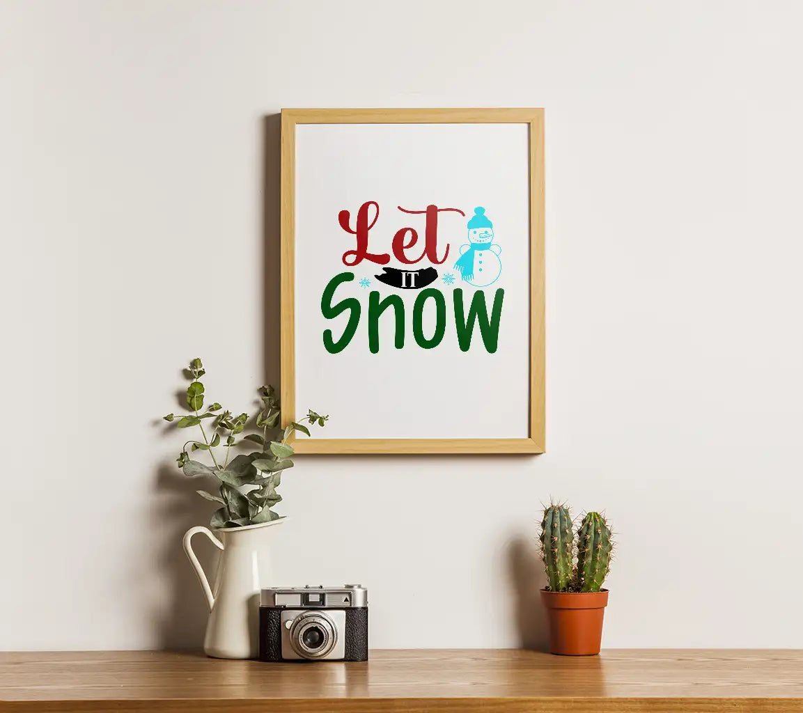 Let It Snow Snowman SVG SVG