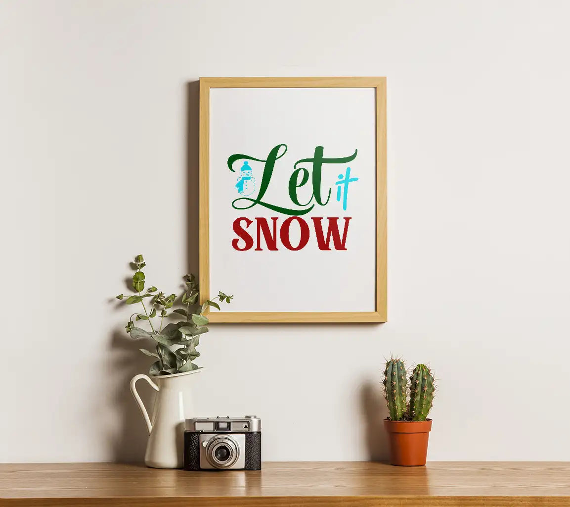 Let It Snow Snowman SVG SVG