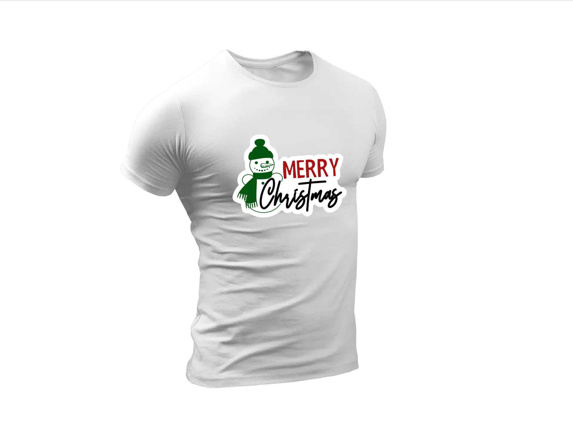 Merry Christmas Snowman SVG SVG