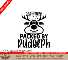 Rudolph Packed SVG Christmas Sign SVG