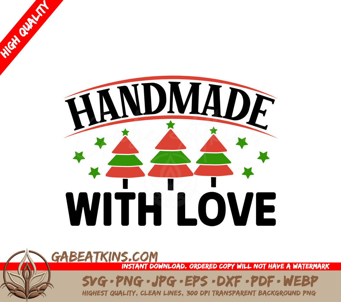 Handmade Christmas Tree SVG Set SVG