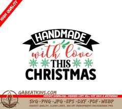 Handmade Christmas SVG Stickers SVG