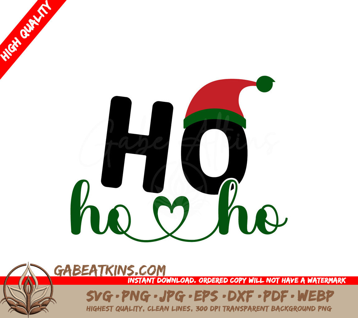 Christmas Ho Ho Ho SVG Stickers SVG