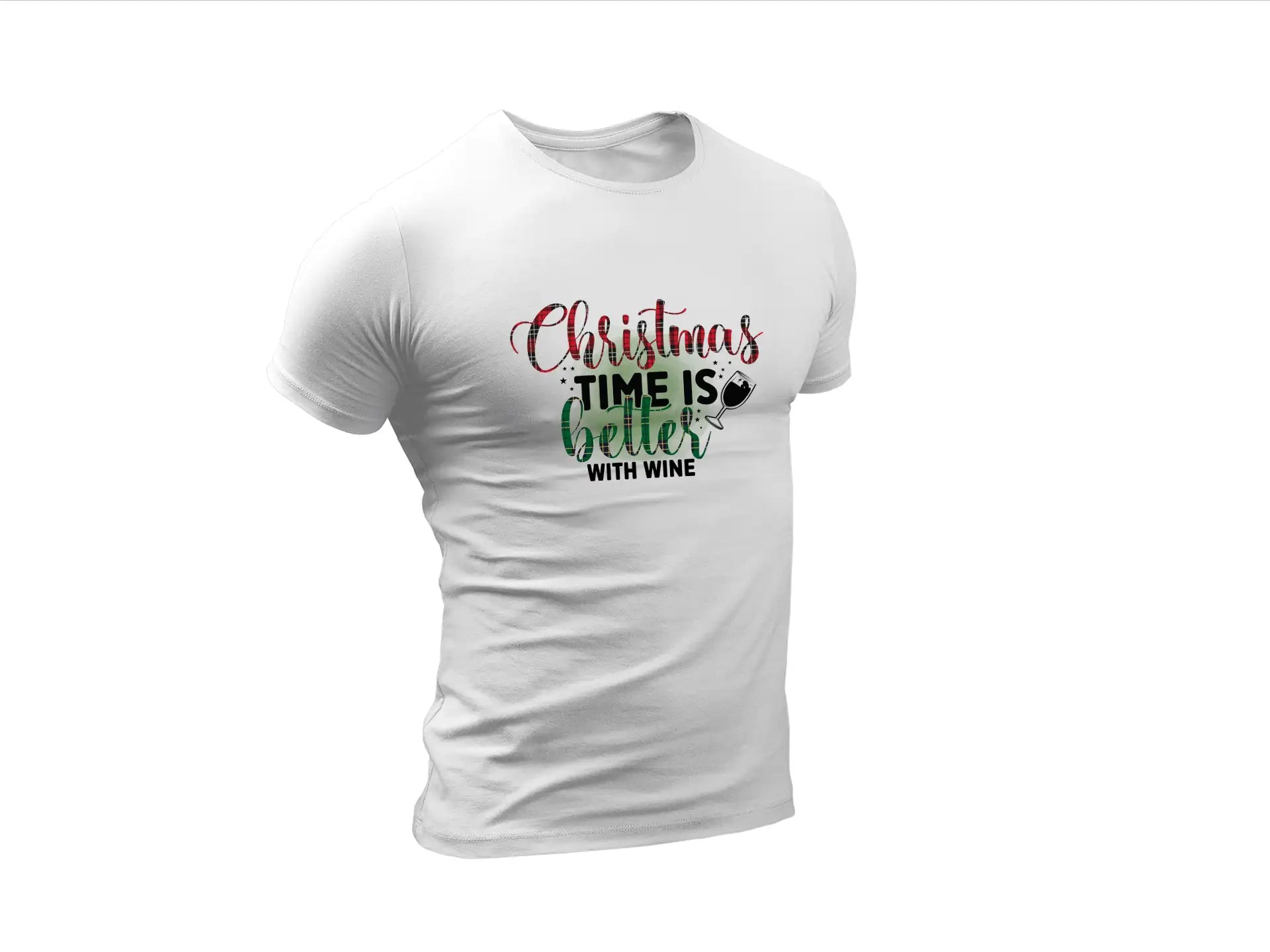 Christmas Wine SVG Sublimation Design SVG