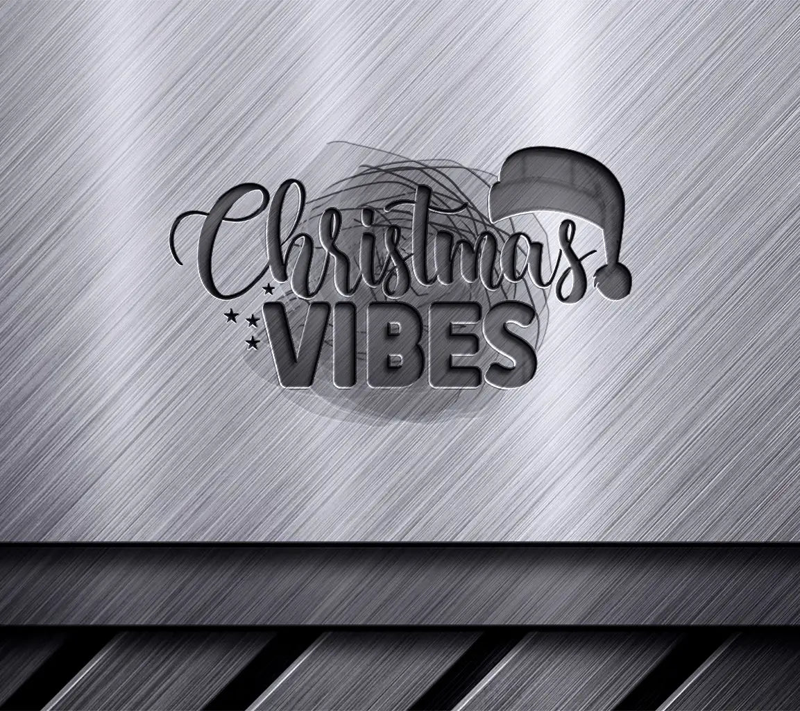 Christmas Vibes Santa Hat SVG SVG