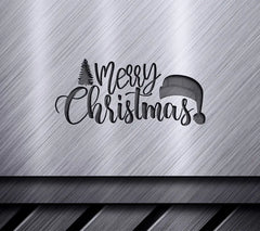 Christmas Plaid Hat SVG Design SVG