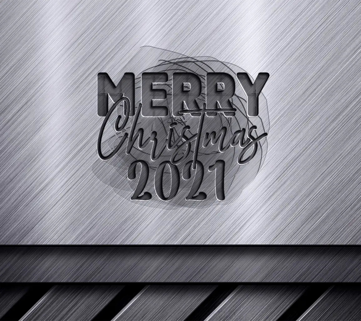 Merry Christmas 2021 SVG Design SVG