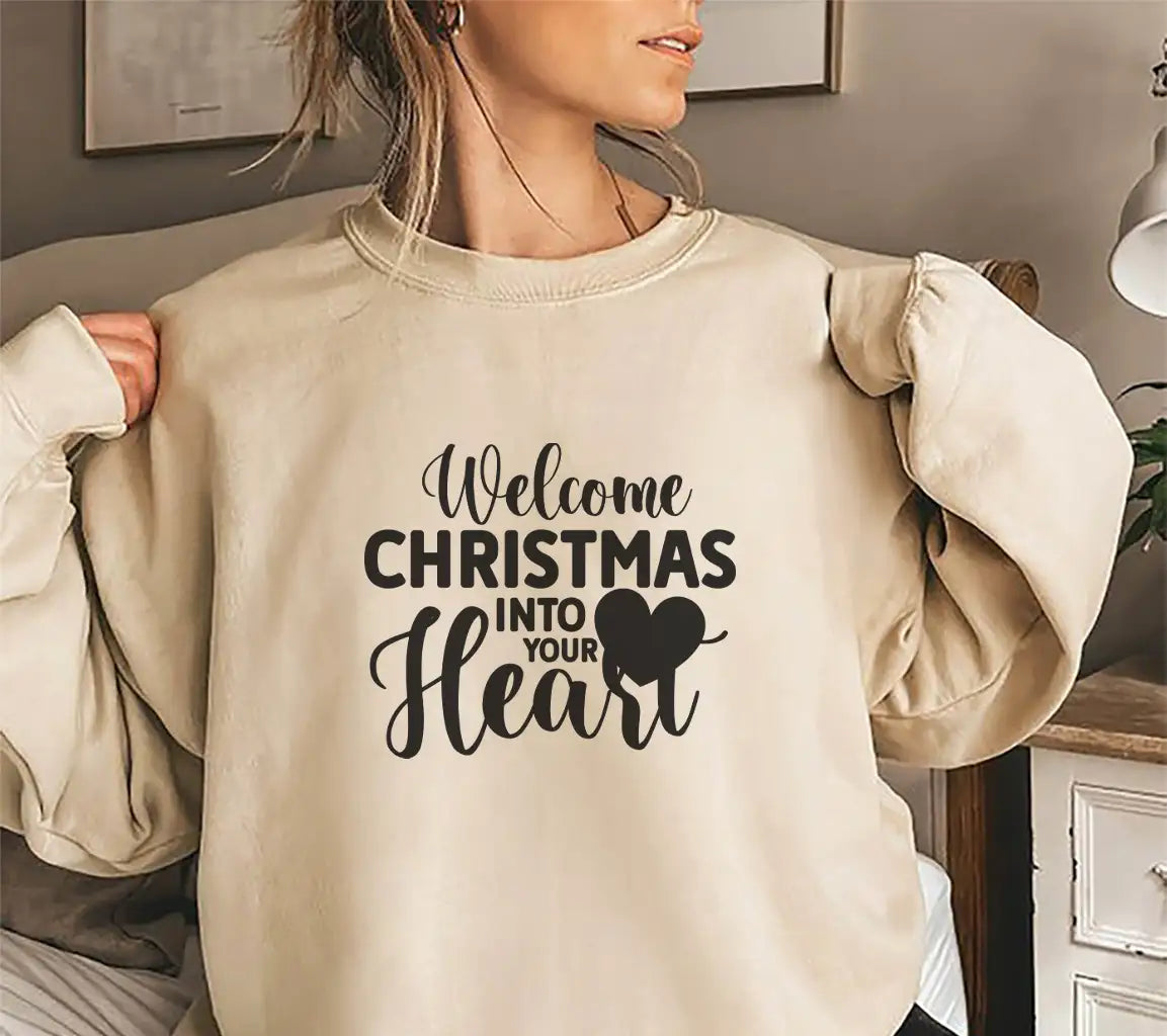 Welcome Christmas Heart SVG SVG