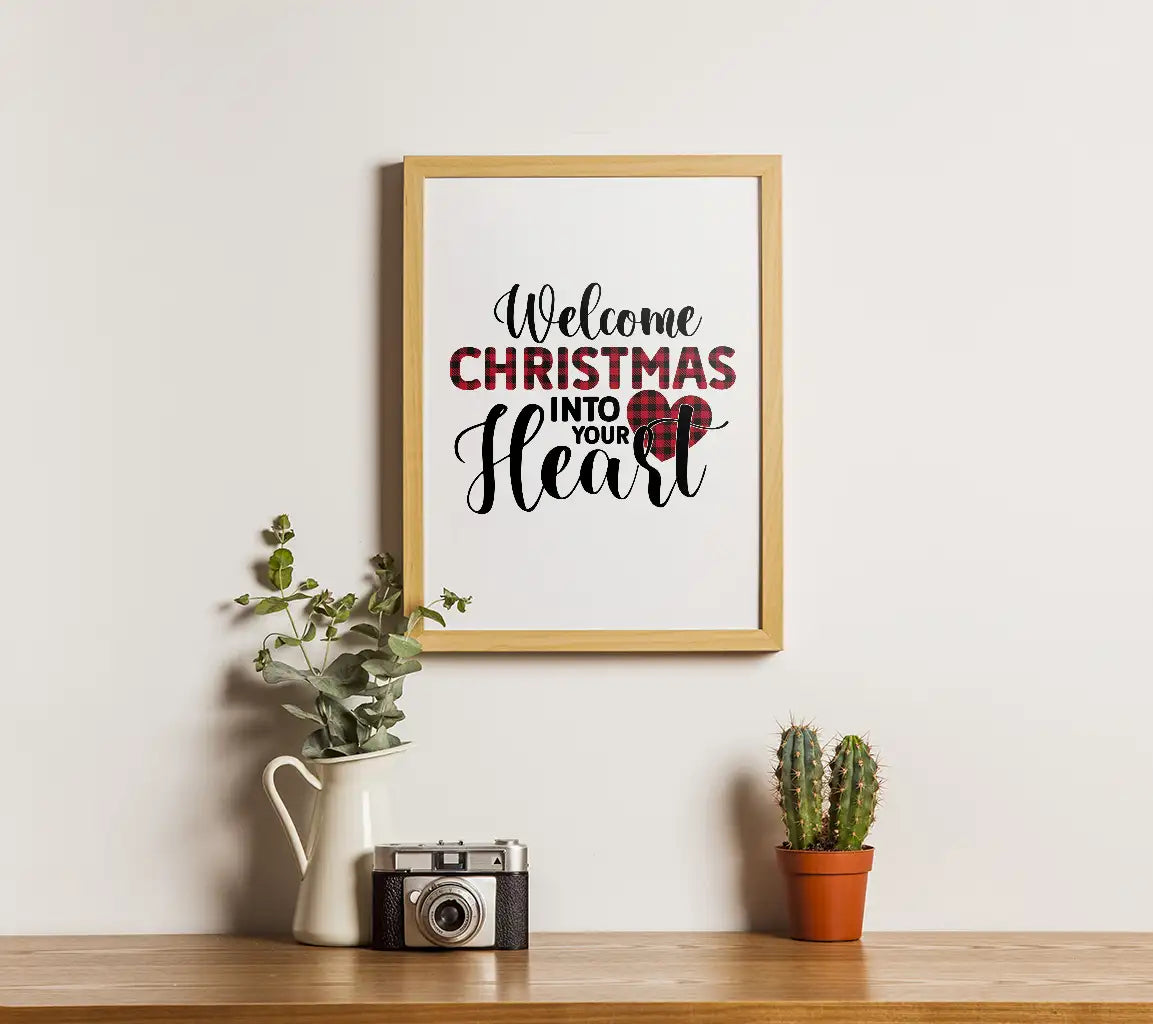 Welcome Christmas Heart SVG SVG