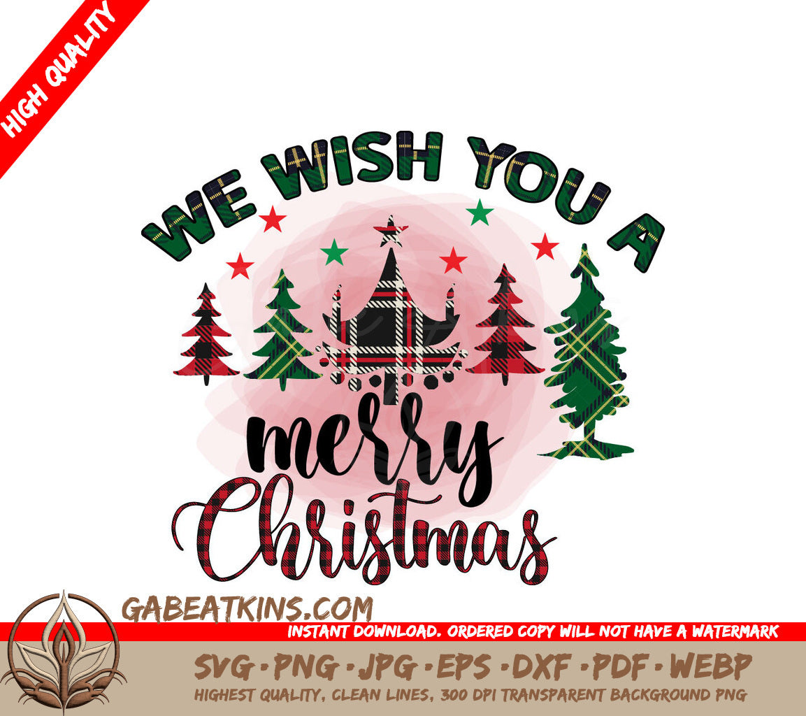 Merry Christmas SVG Design SVG