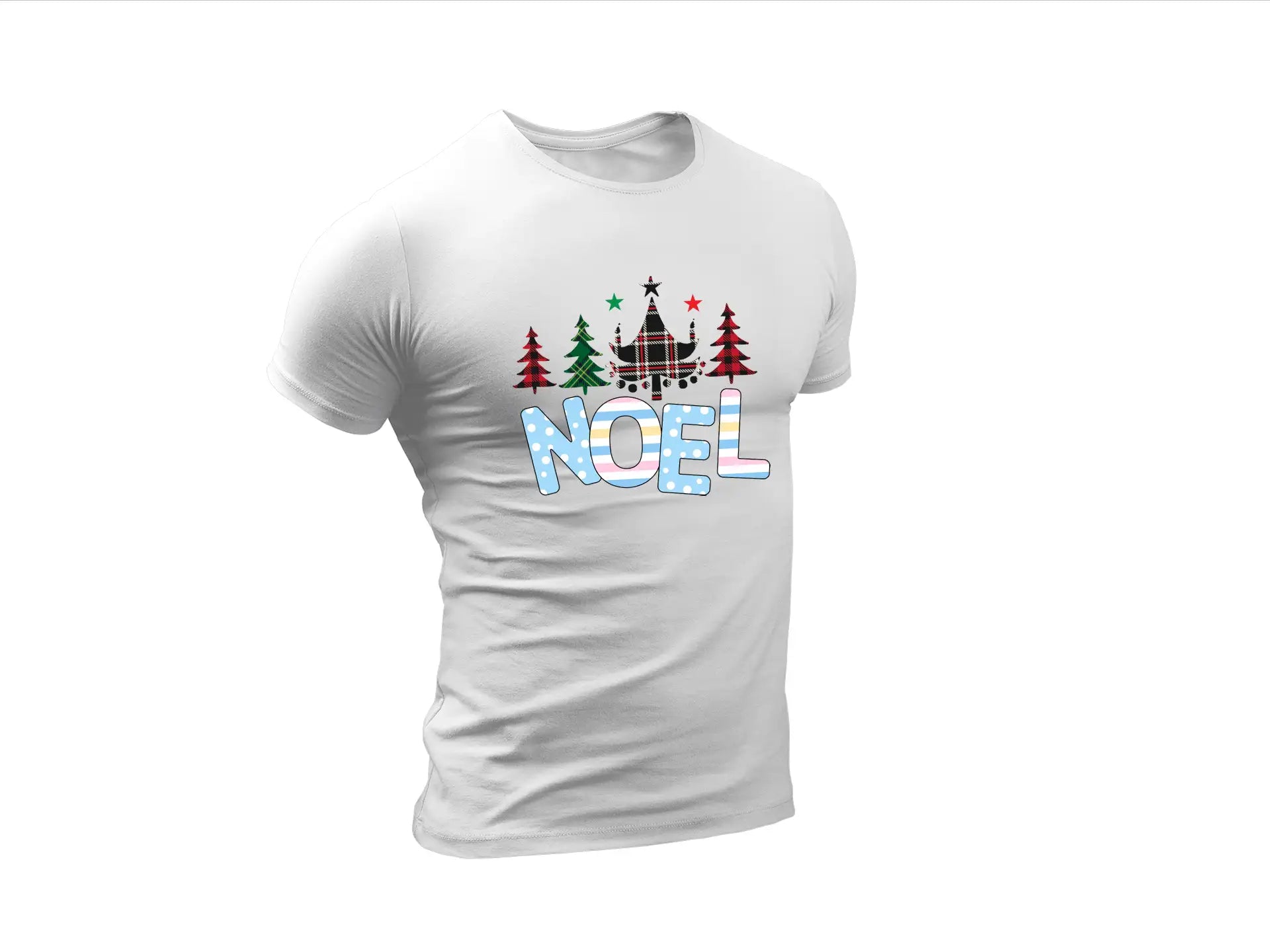 Plaid Noel Christmas Tree SVG SVG