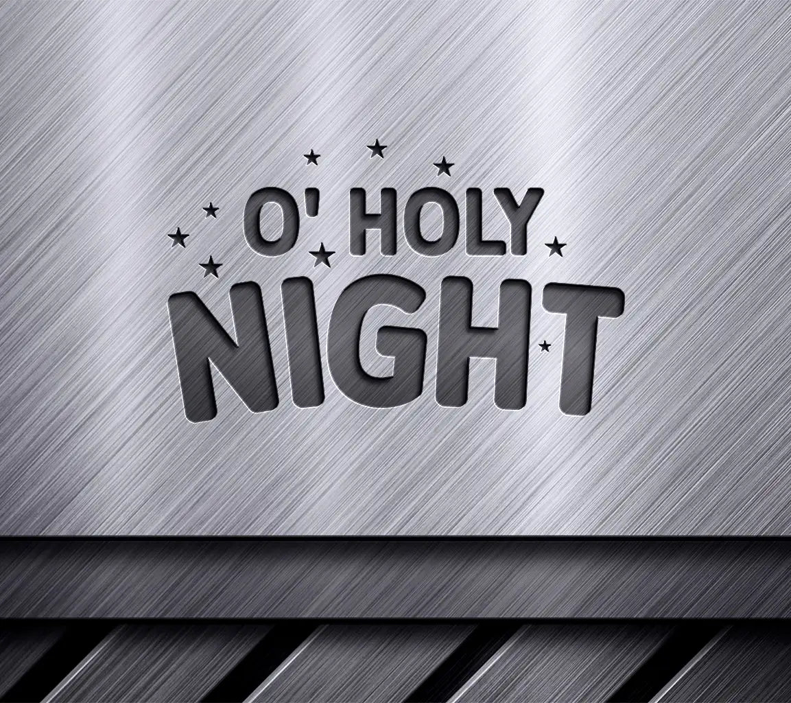 O Holy Night Colorful SVG Design SVG