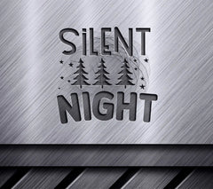 Silent Night Christmas Tree SVG SVG