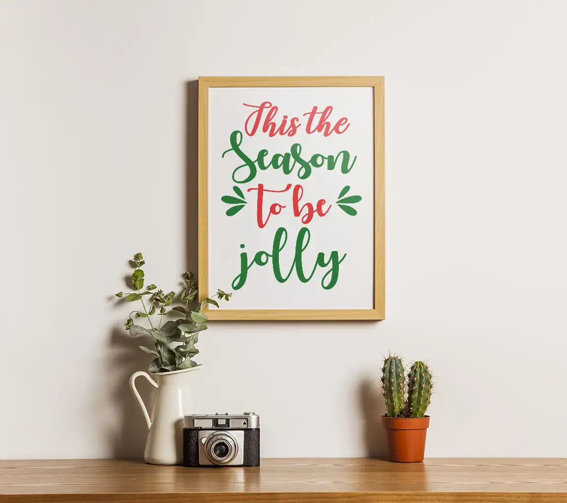 Jolly Christmas Season SVG SVG