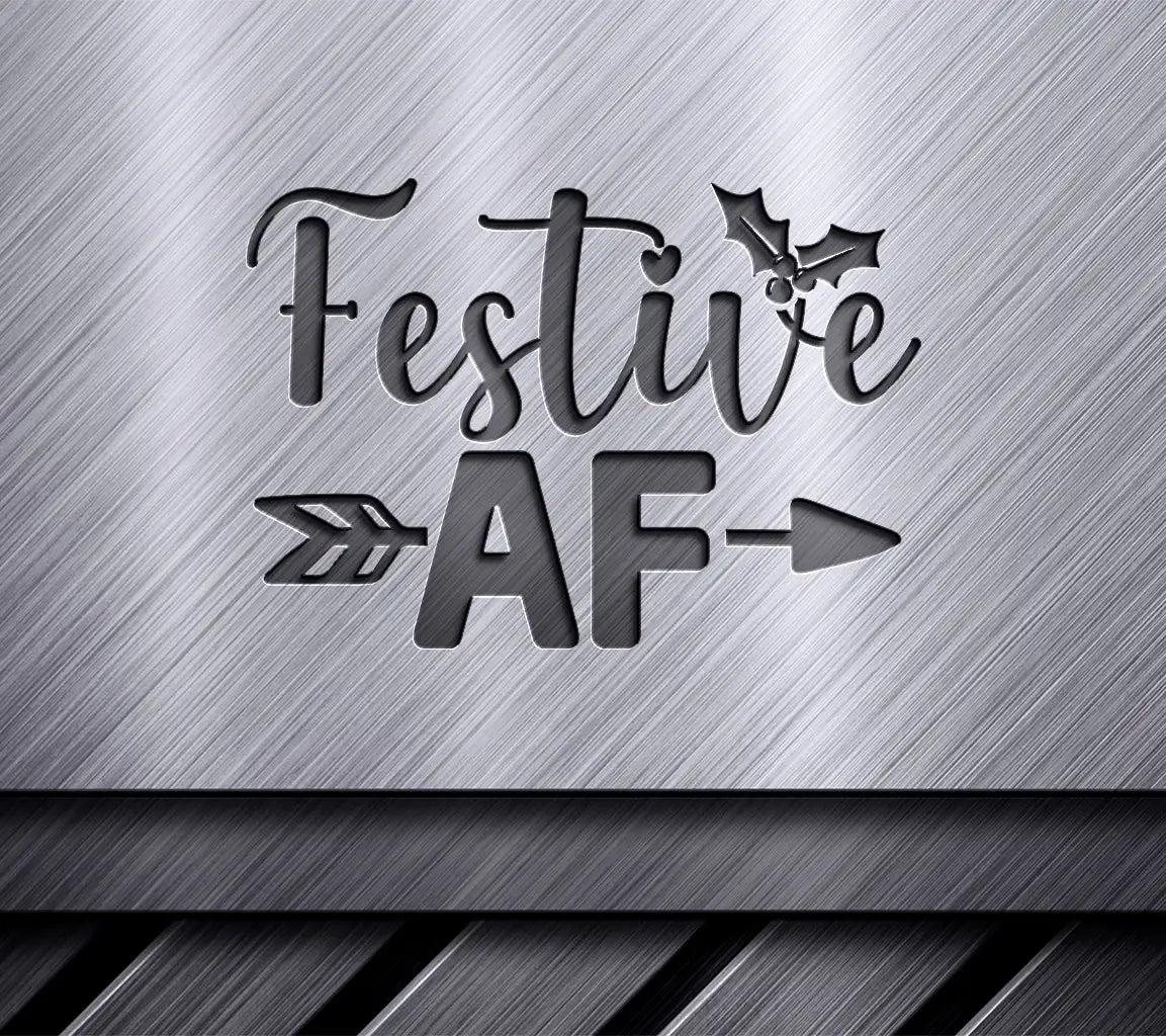 Festive AF Arrow SVG SVG