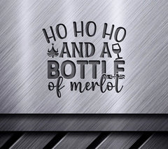 Ho Ho Ho Merlot SVG Design SVG