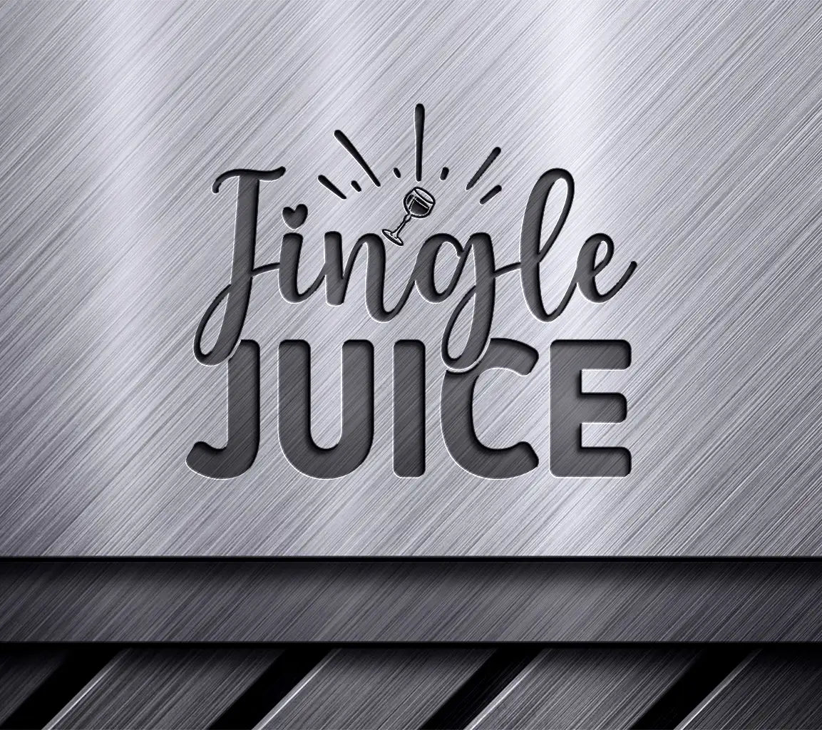 Jingle Juice SVG Christmas Wine SVG