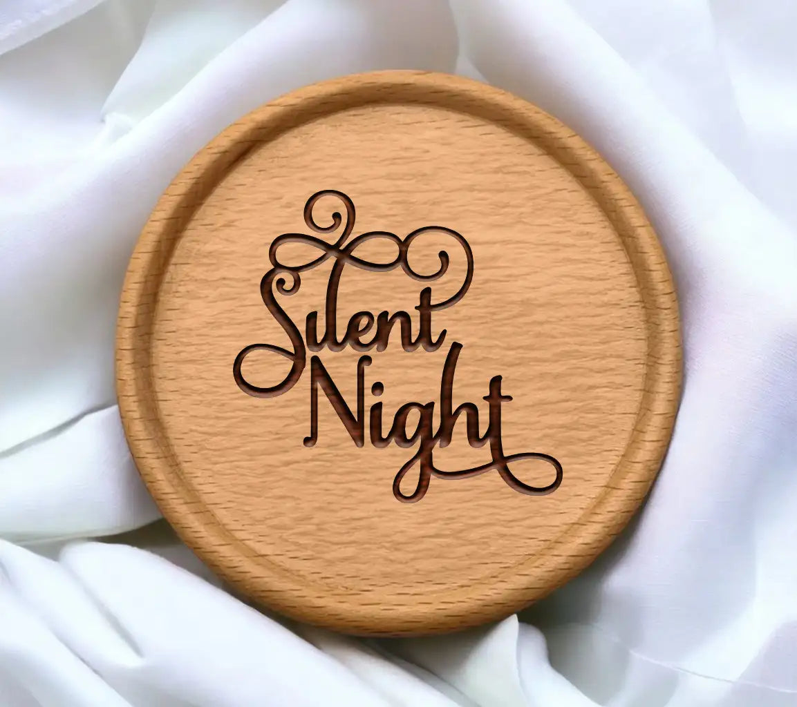 Red & Green Silent Night SVG SVG