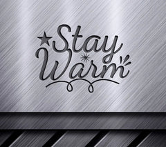 Red & Green Stay Warm SVG SVG