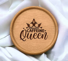 Caffeine Queen Crown SVG SVG