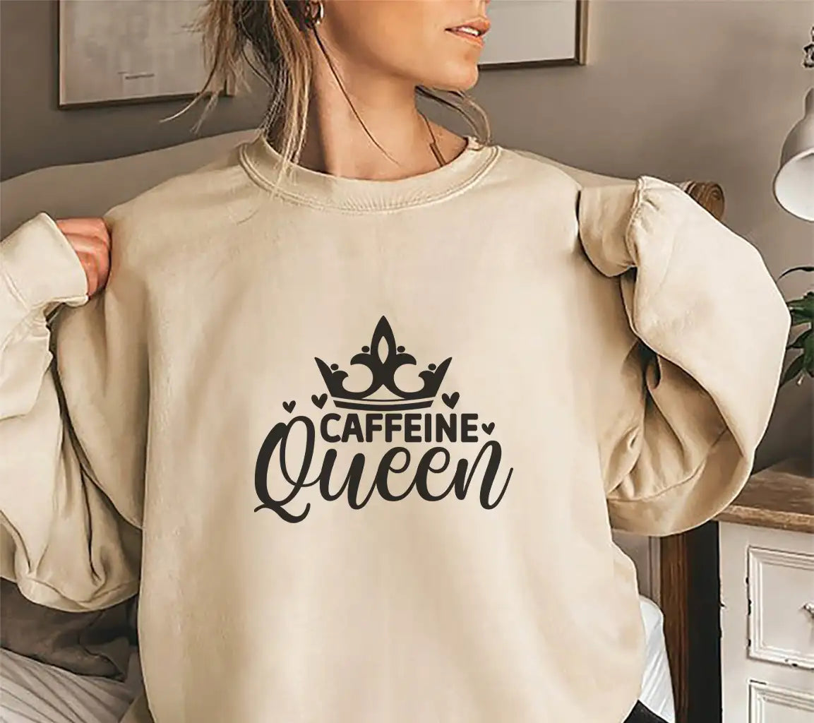 Caffeine Queen Crown SVG SVG