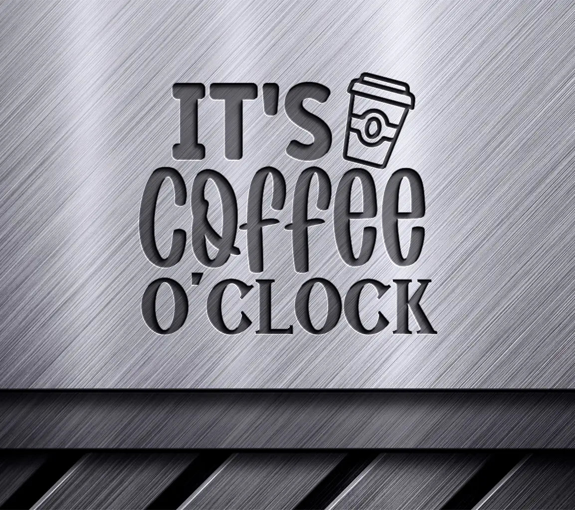 Coffee OClock SVG Design SVG