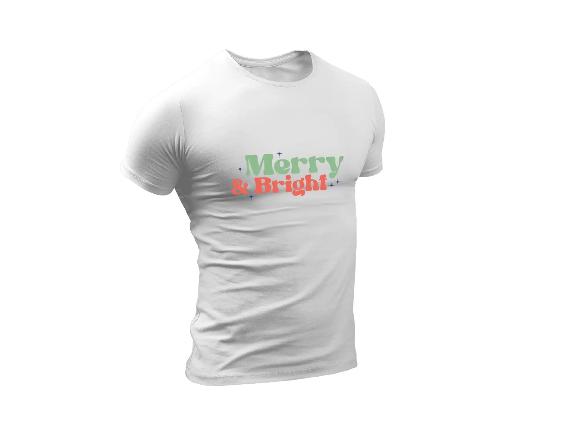 Merry & Bright Christmas SVG SVG