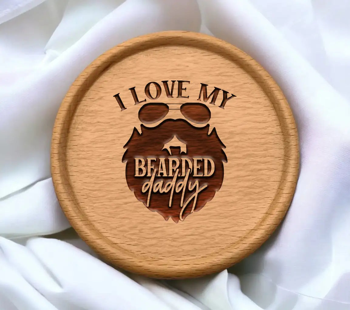 Bearded Daddy SVG Design SVG