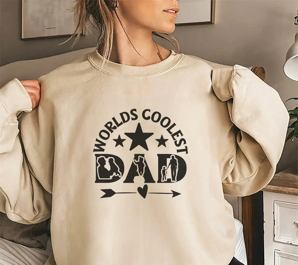 Worlds Coolest Dad SVG Design SVG