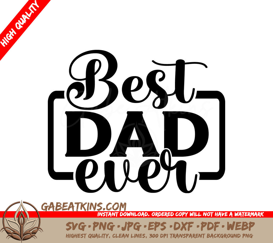  Best Dad Ever SVG SVG