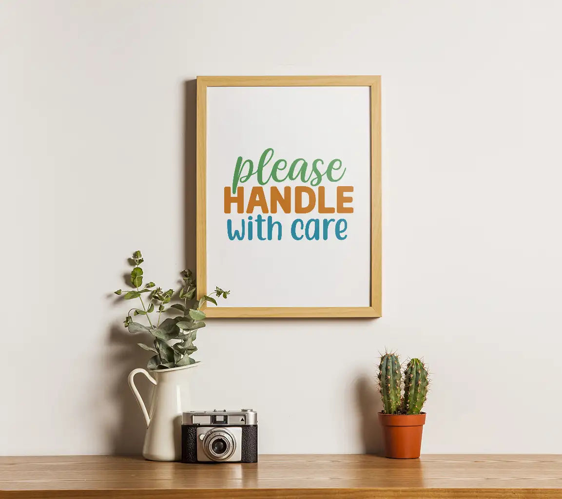 Handle With Care SVG Sticker SVG