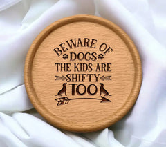 Beware of Dogs & Shifty Kids SVG SVG