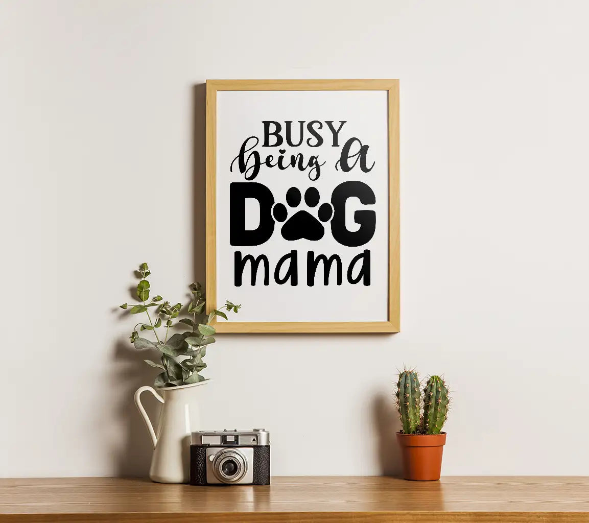 Busy Dog Mama SVG Design SVG