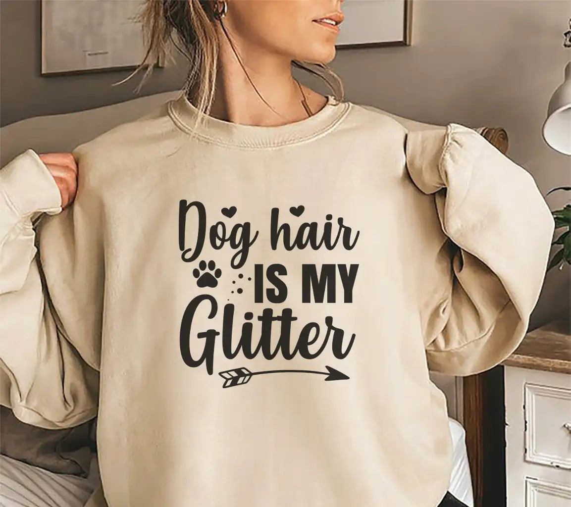 Dog Hair Glitter SVG SVG