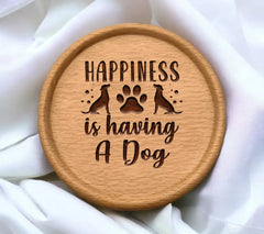 Dog Happiness SVG Poster SVG