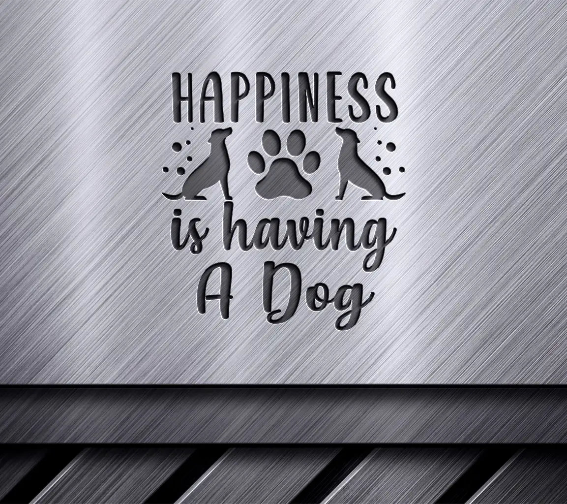 Dog Happiness SVG Poster SVG