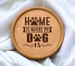 Dog Home SVG Design SVG