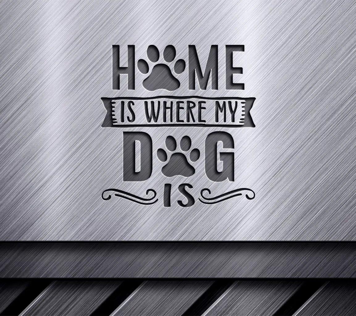 Dog Home SVG Design SVG