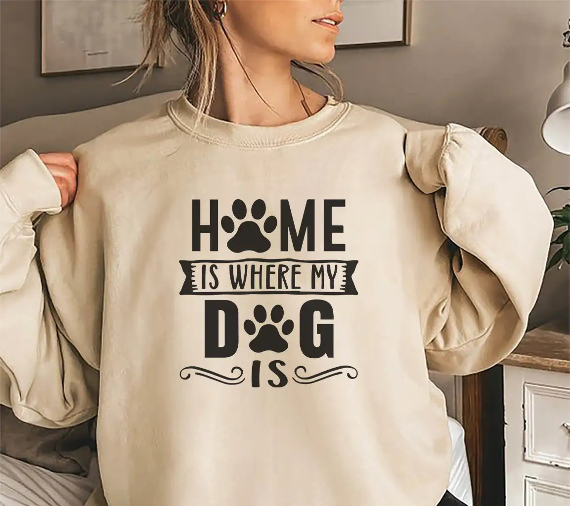 Dog Home SVG Design SVG