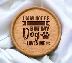 Dog Lover SVG - Im Not Perfect SVG