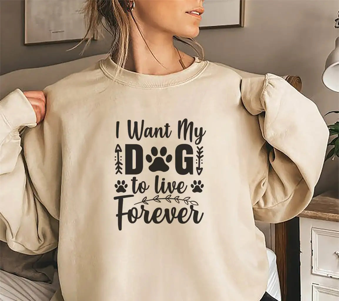 Dog Live Forever SVG Poster SVG