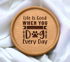 Dog Lover SVG - Life is Good SVG